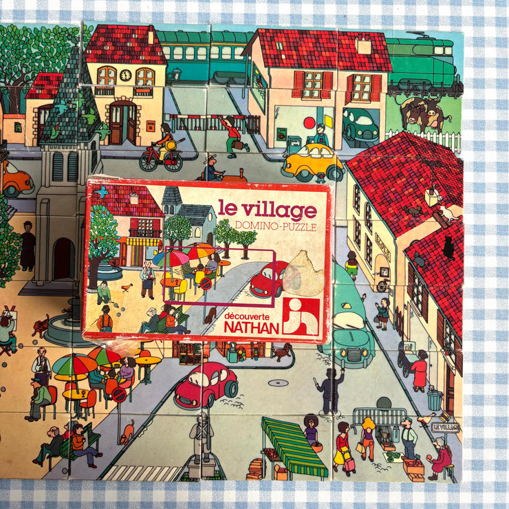 Jeu Domino Puzzle Le village