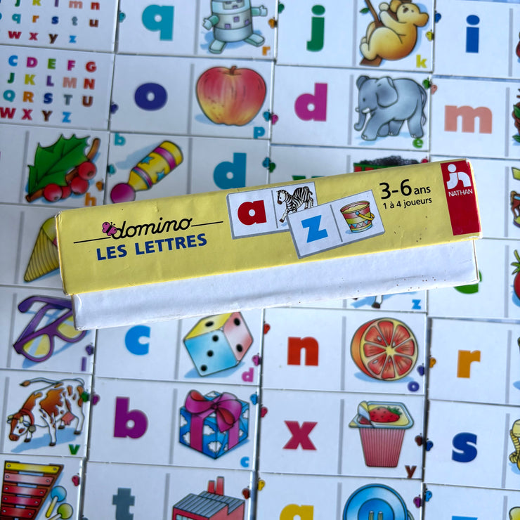 Jeu Domino les lettres