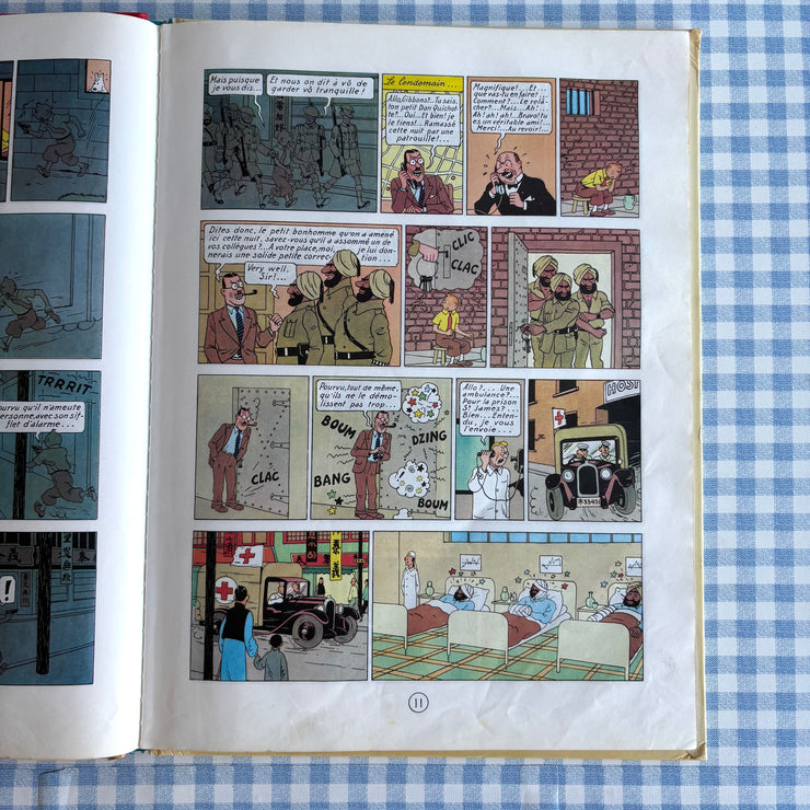 BD Tintin Le lotus Bleu