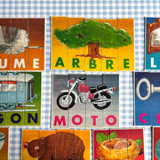 Jeu je forme des images mots