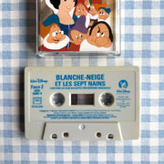 Cassette audio blanche neige