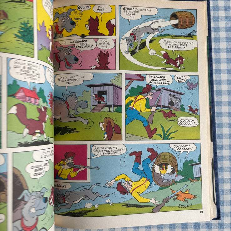 Livre bande dessinée Rox et Rouky