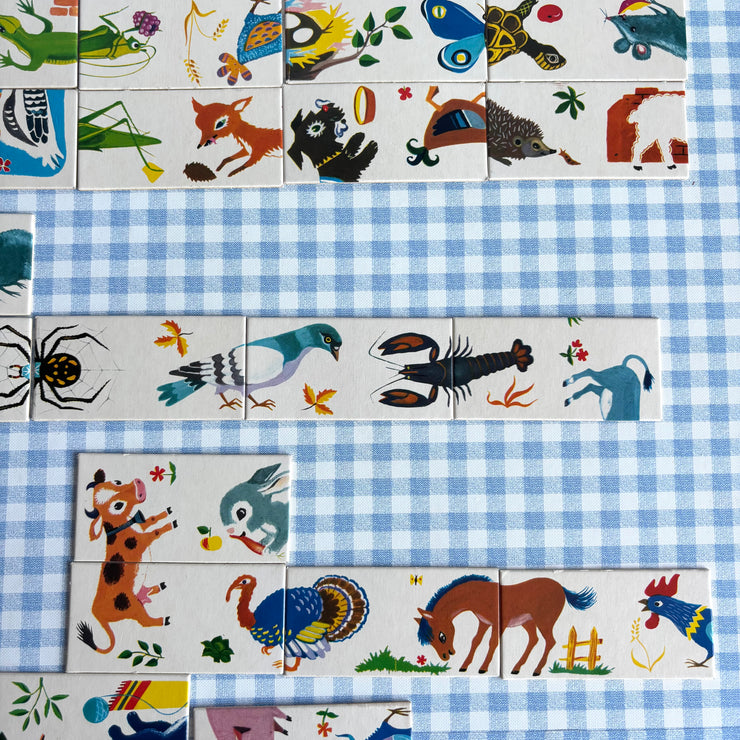 Jeu Domino Puzzle des animaux