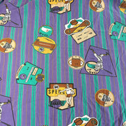 Parure drap plat + taie d'oreiller Baseball