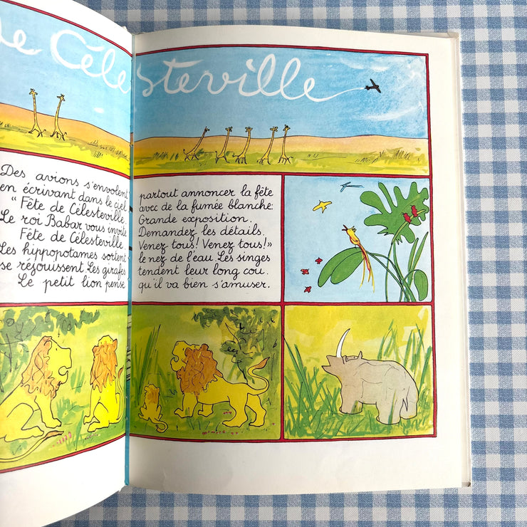 Livre Babar à la fête de Célesteville