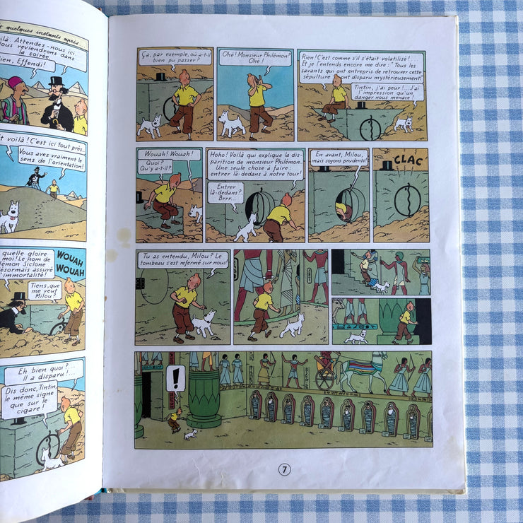 BD Tintin Les cigares du Pharaon