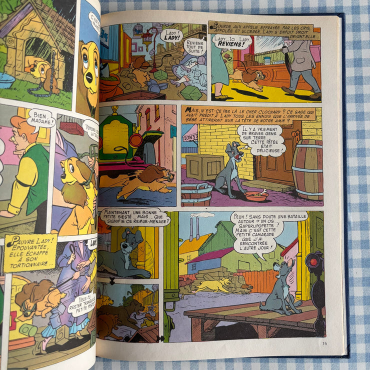 Livre Bande dessinée La belle et le clochard