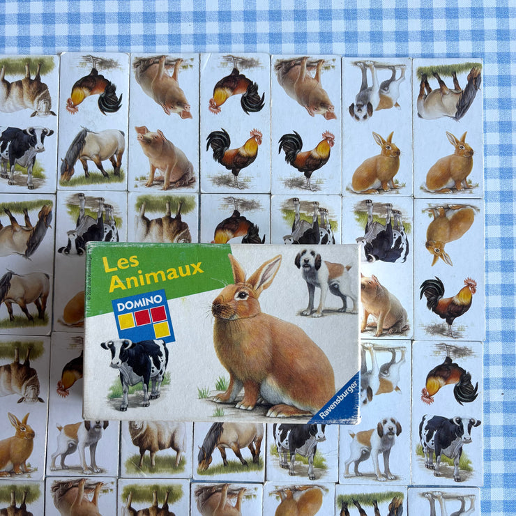 Jeu domino Les animaux