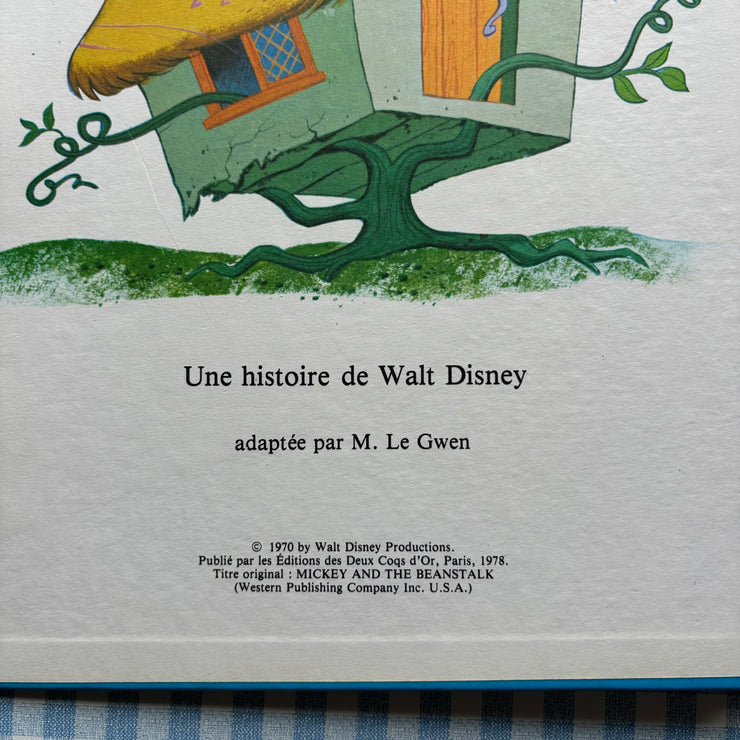 Livre Mickey et le haricot magique