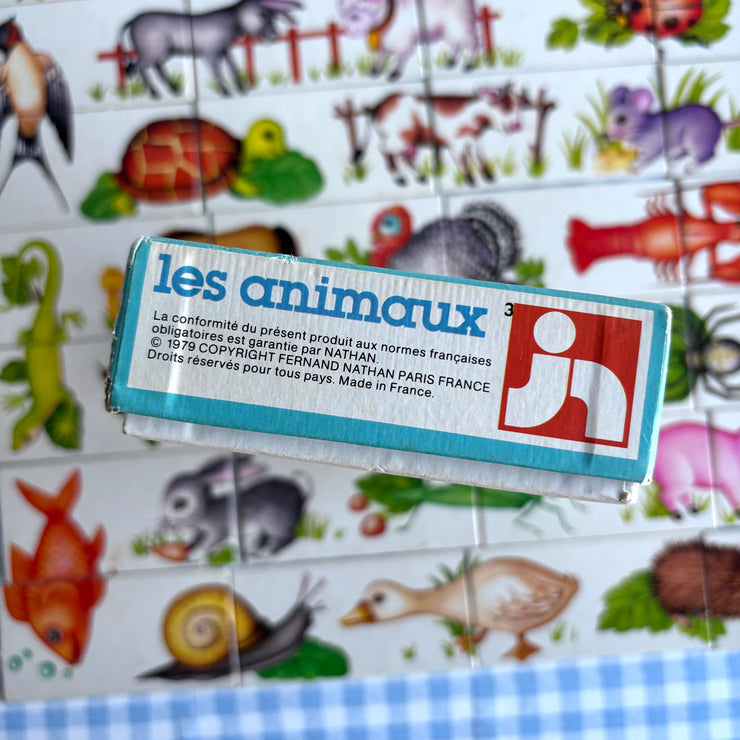Jeu Les animaux domino puzzle