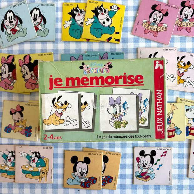 Jeu Je mémorise disney