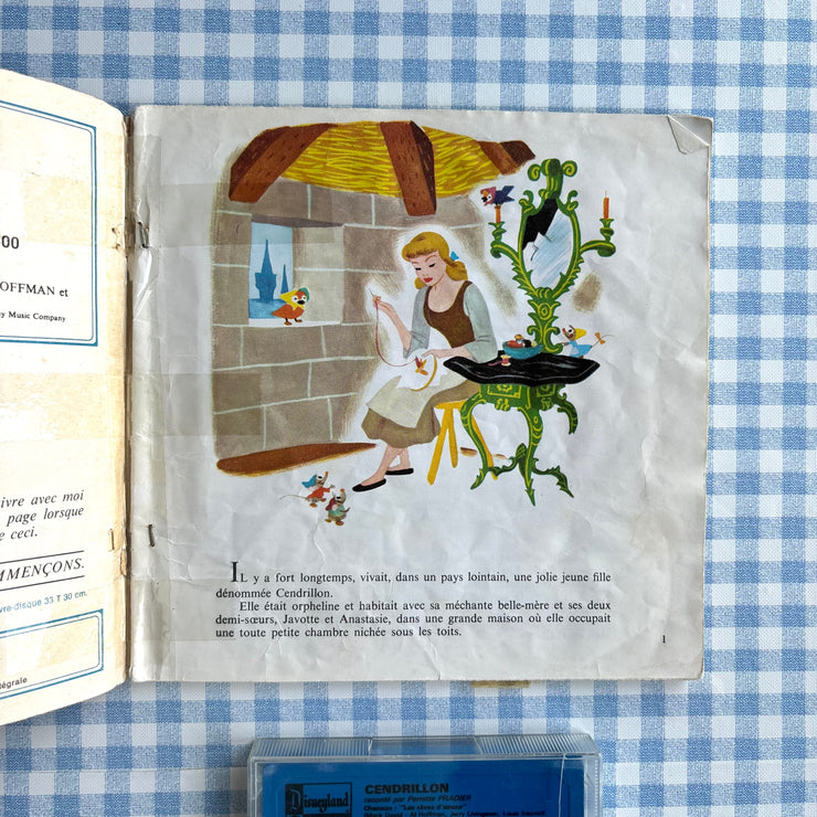 Livre cassette Cendrillon