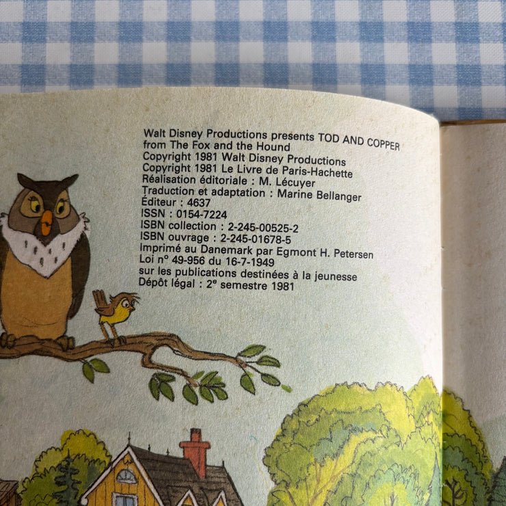 Livre Rox et Rouky