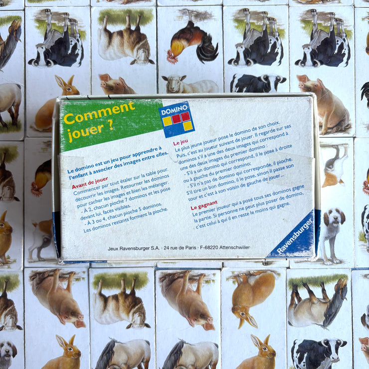 Jeu domino Les animaux