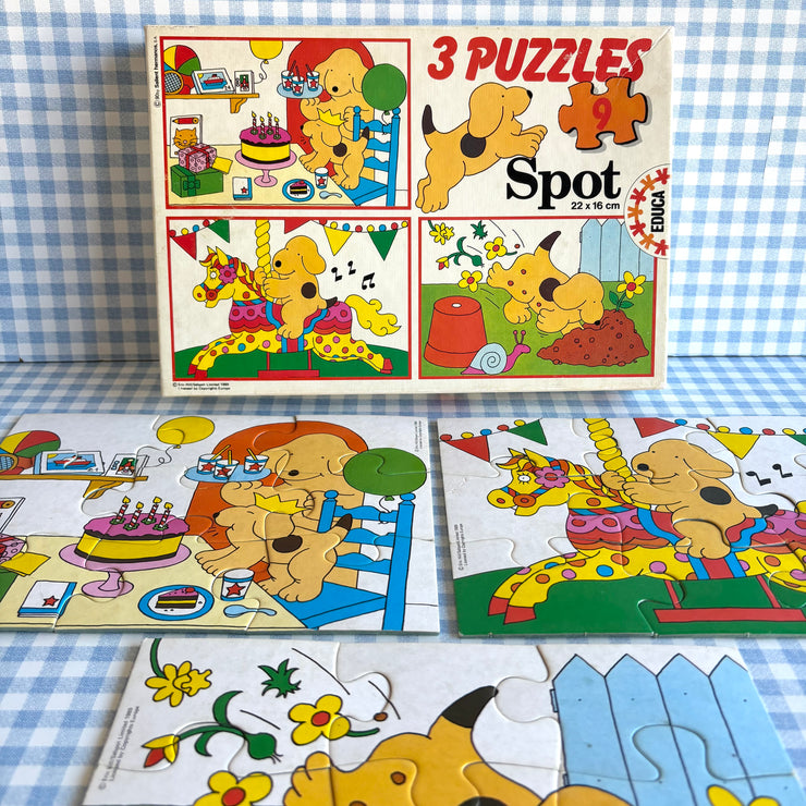 Lot de 3 puzzles Spot