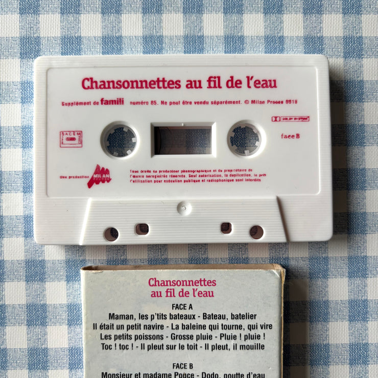 Cassette audio Chansonnettes au fil de l'eau