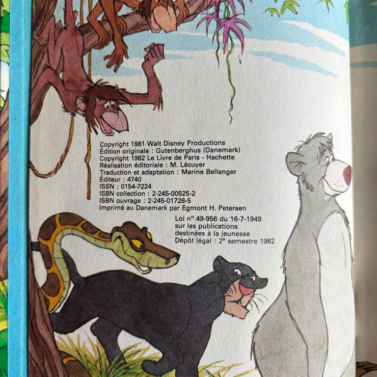 Livre moogli et Kaa