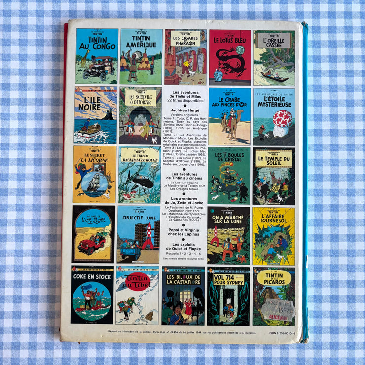 BD Tintin Le lotus Bleu
