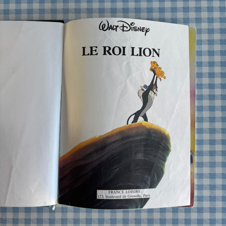 Livre Le roi Lion
