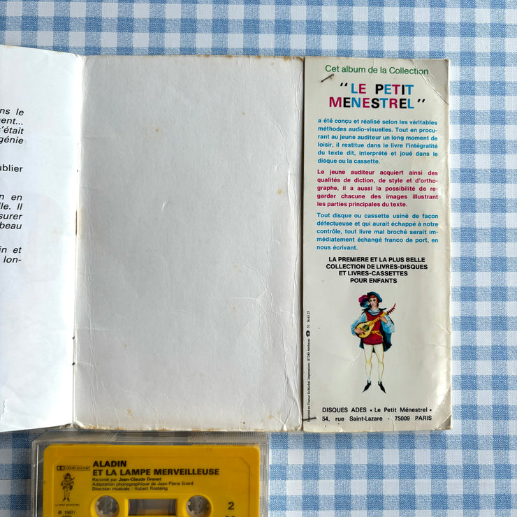 Livre cassette Aladin