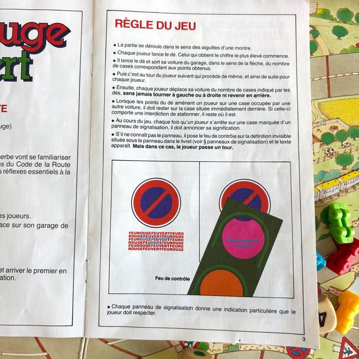 Jeu Feu rouge feu vert
