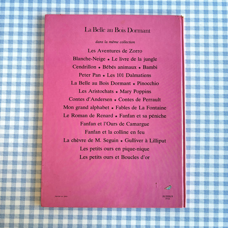 Livre La belle au bois dormant