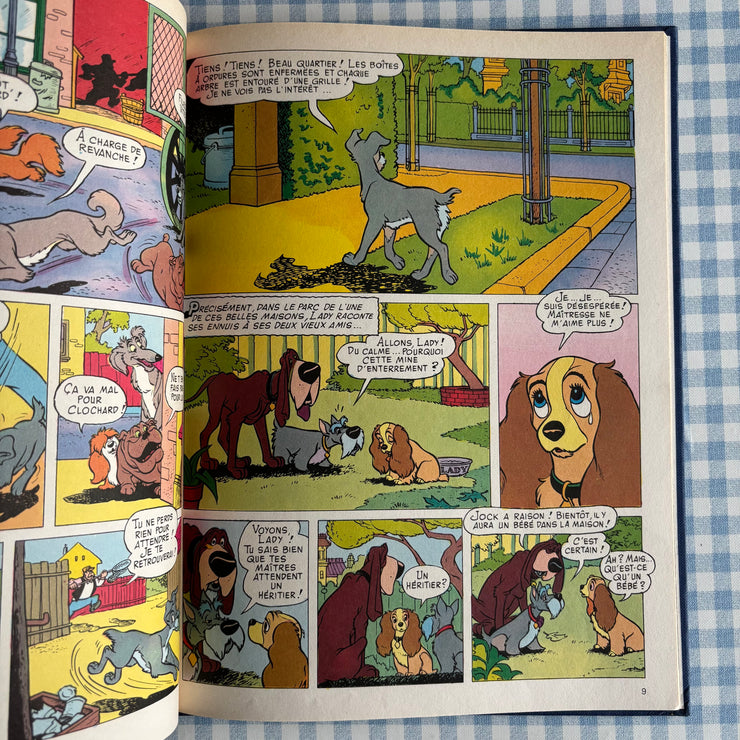 Livre Bande dessinée La belle et le clochard