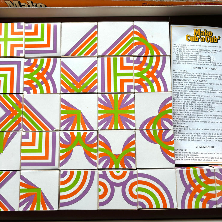Jeu Mako cub à Cub vintage
