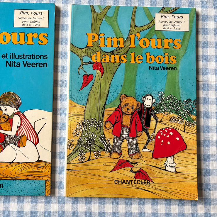 Lot de 2 livres Pim l'ours