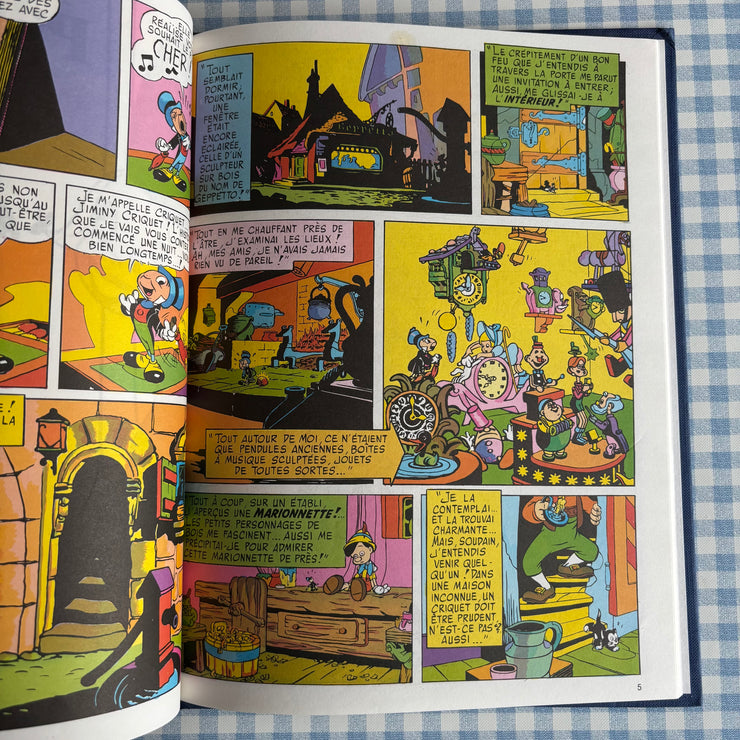 Livre bande dessinée Pinocchio