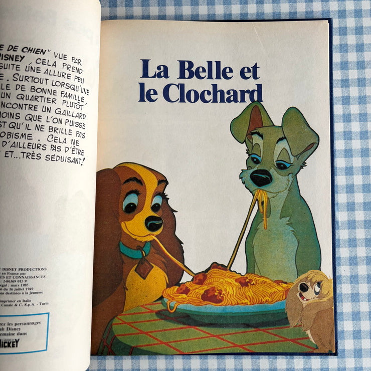 Livre Bande dessinée La belle et le clochard