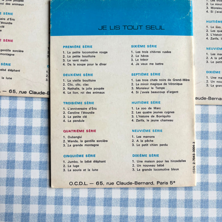 Collection Je lis tout seul bleue