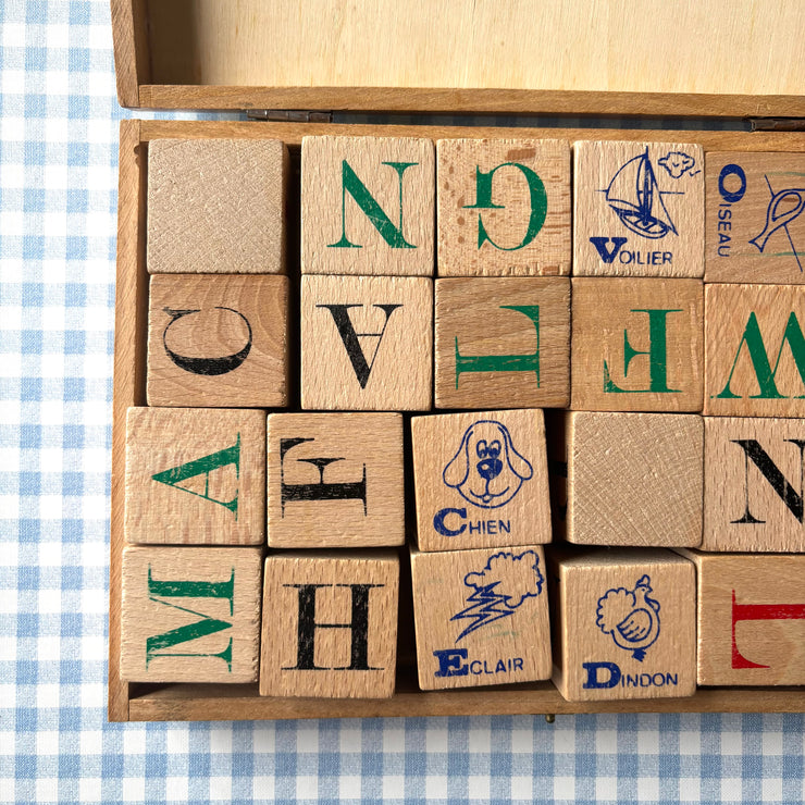 Jeu éducatif Cubes alphabet