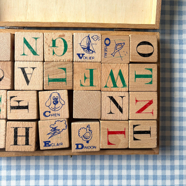 Jeu éducatif Cubes alphabet