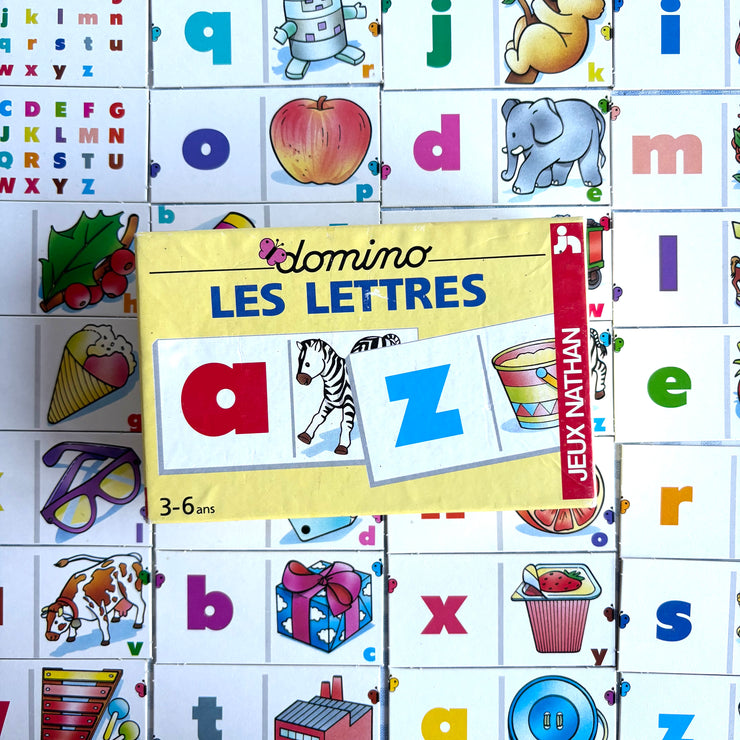 Jeu Domino les lettres
