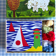 Jeu Décorons en laines collées