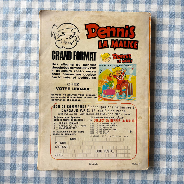 Livre Dennis la malice