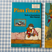 Lot de 2 livres Pim l'ours