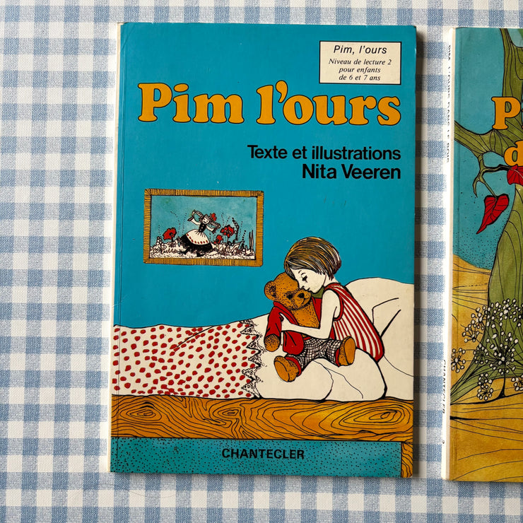 Lot de 2 livres Pim l'ours