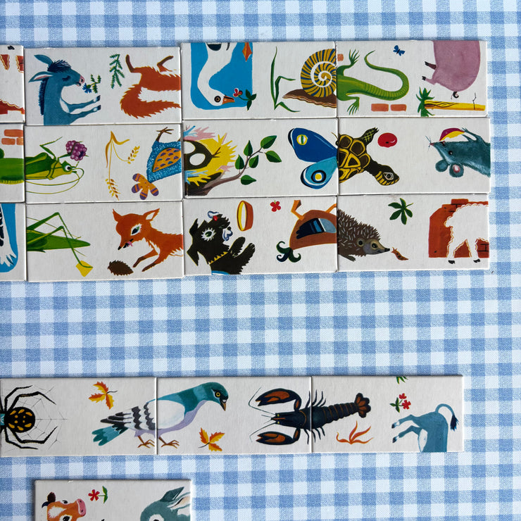 Jeu Domino Puzzle des animaux