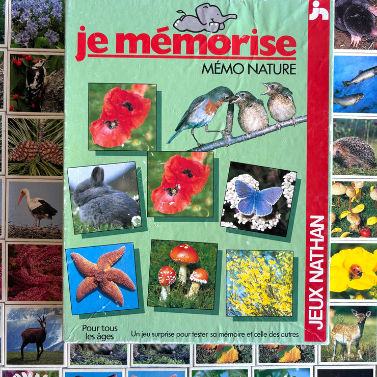 Jeu Je mémorise Mémo Nature