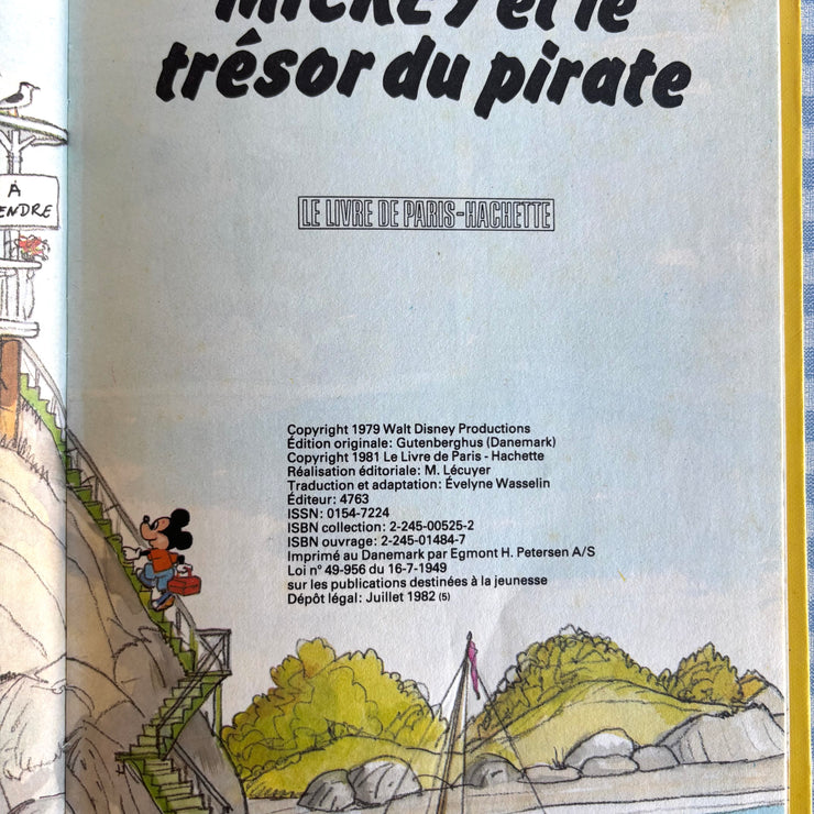 Livre Mickey et le trésor du pirate