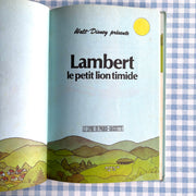 Livre Lambert le petit Lion