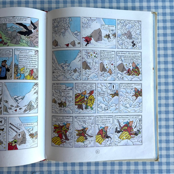 BD Tintin Le temple du soleil