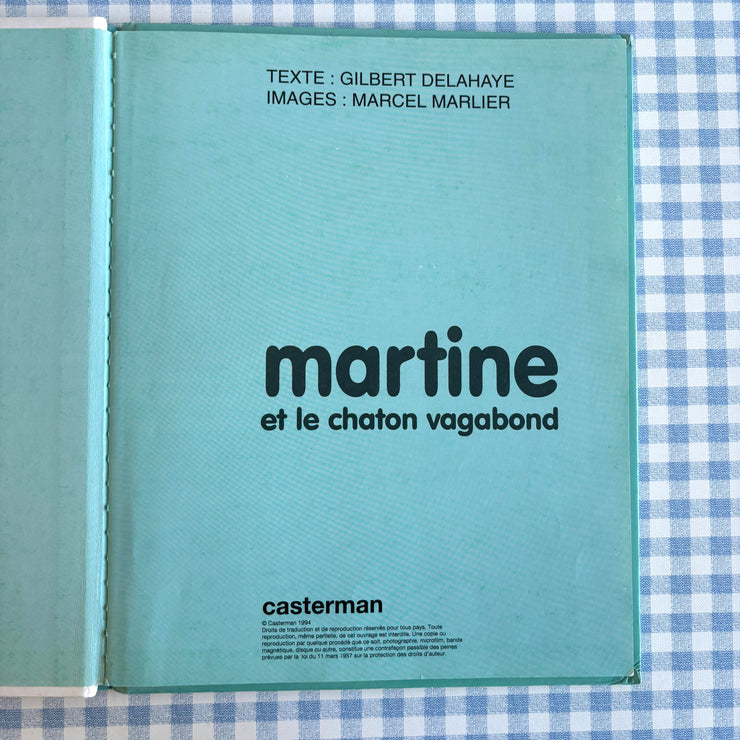 Livre Martine et le chaton vagabond