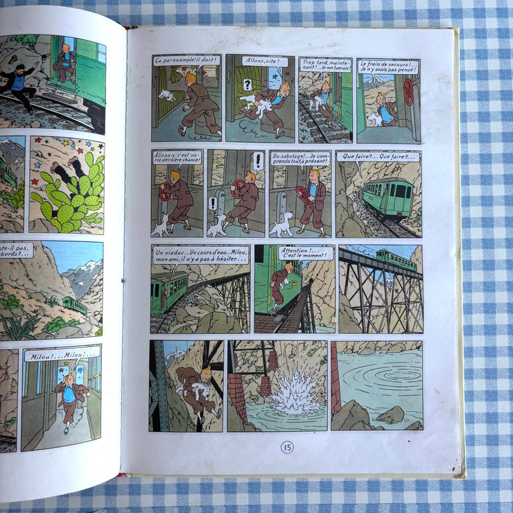 BD Tintin Le temple du soleil