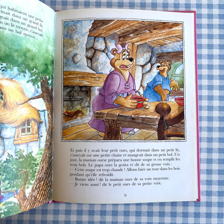 Livre Boucle d'or et les 3 ours