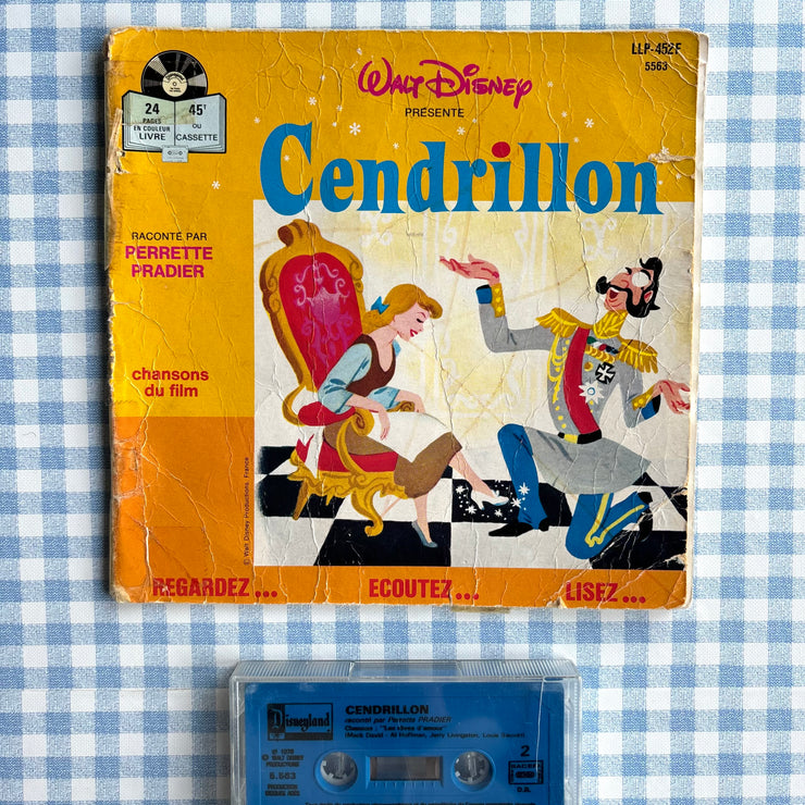 Livre cassette Cendrillon