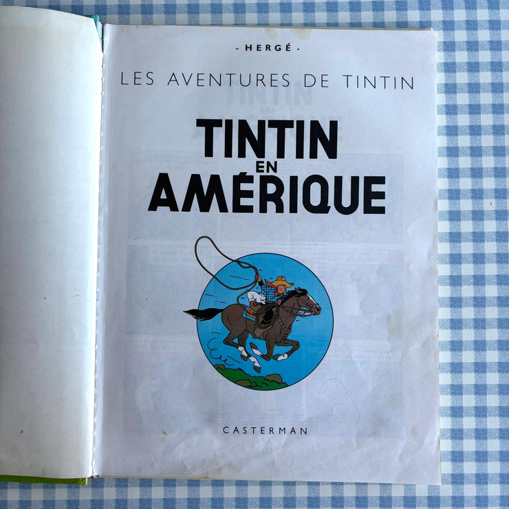 BD Tintin en Amérique