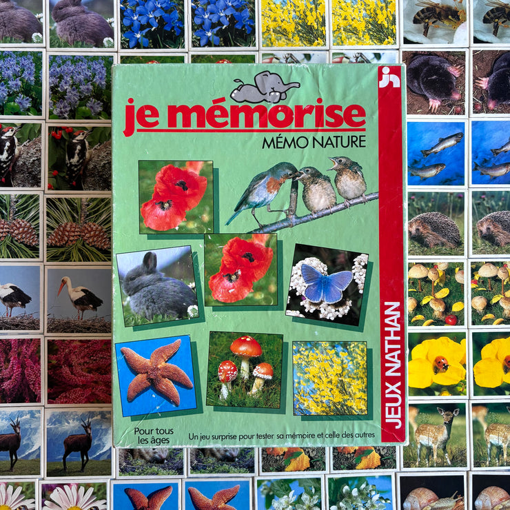 Jeu Je mémorise Mémo Nature